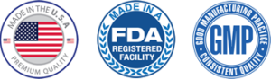 Vitamin Bee products are US made in FDA registered labs following GMP standards
