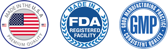Vitamin Bee products are US made in FDA registered labs following GMP standards