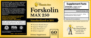 Forskolin Max Label